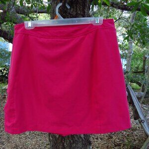 Izod Ladies Hot Pink Skort Size 12 Xtra Dry